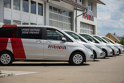 PARAVAN vehicle fleet Germany